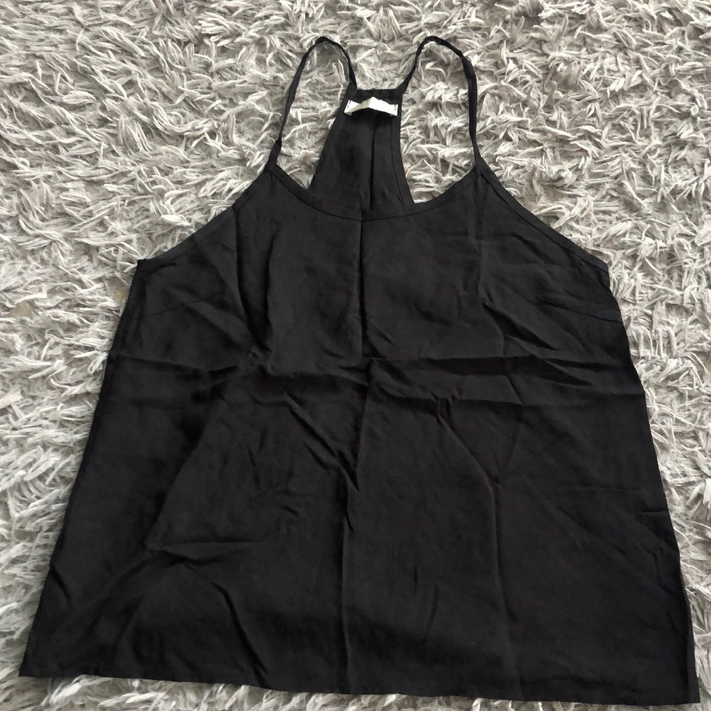 black tank top